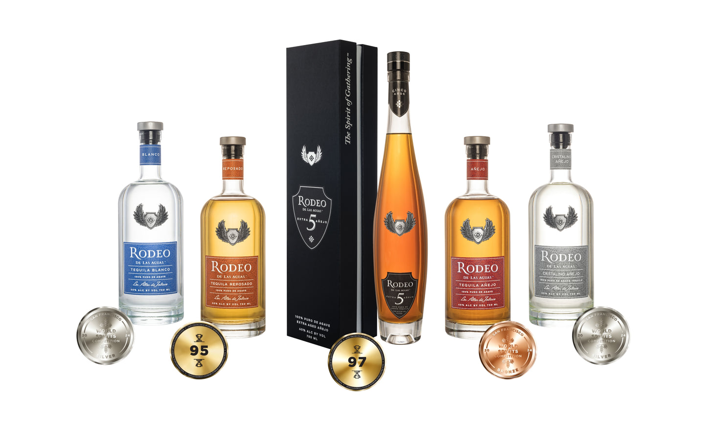 Rodeo de las Aguas® Tequila Sweeps Five Medals including Two Best of Class Finalists at the 2024 San Francisco World Spirits Competition