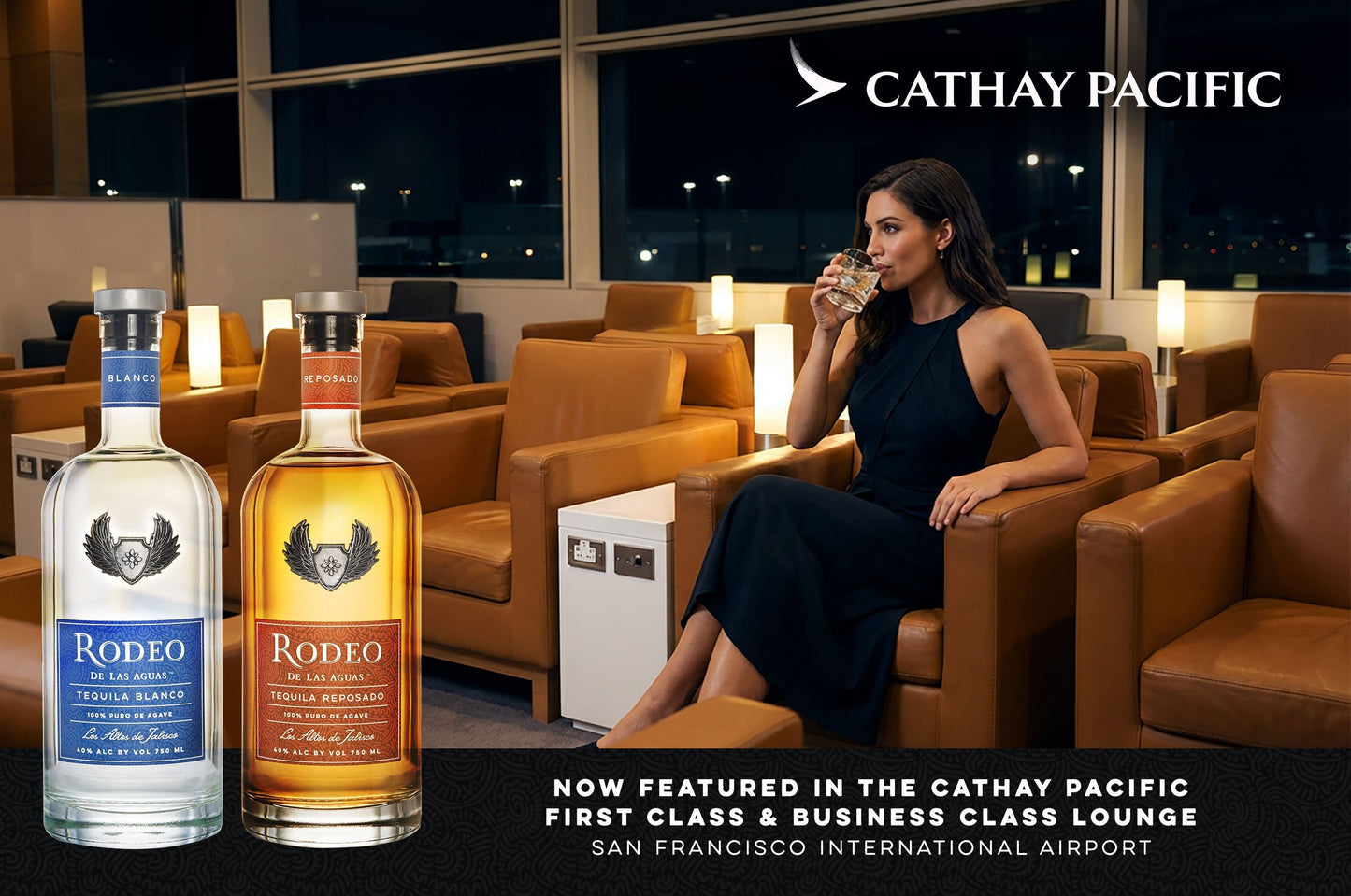 Rodeo de las Aguas Tequila, Cathay Pacific First Class Lounge
