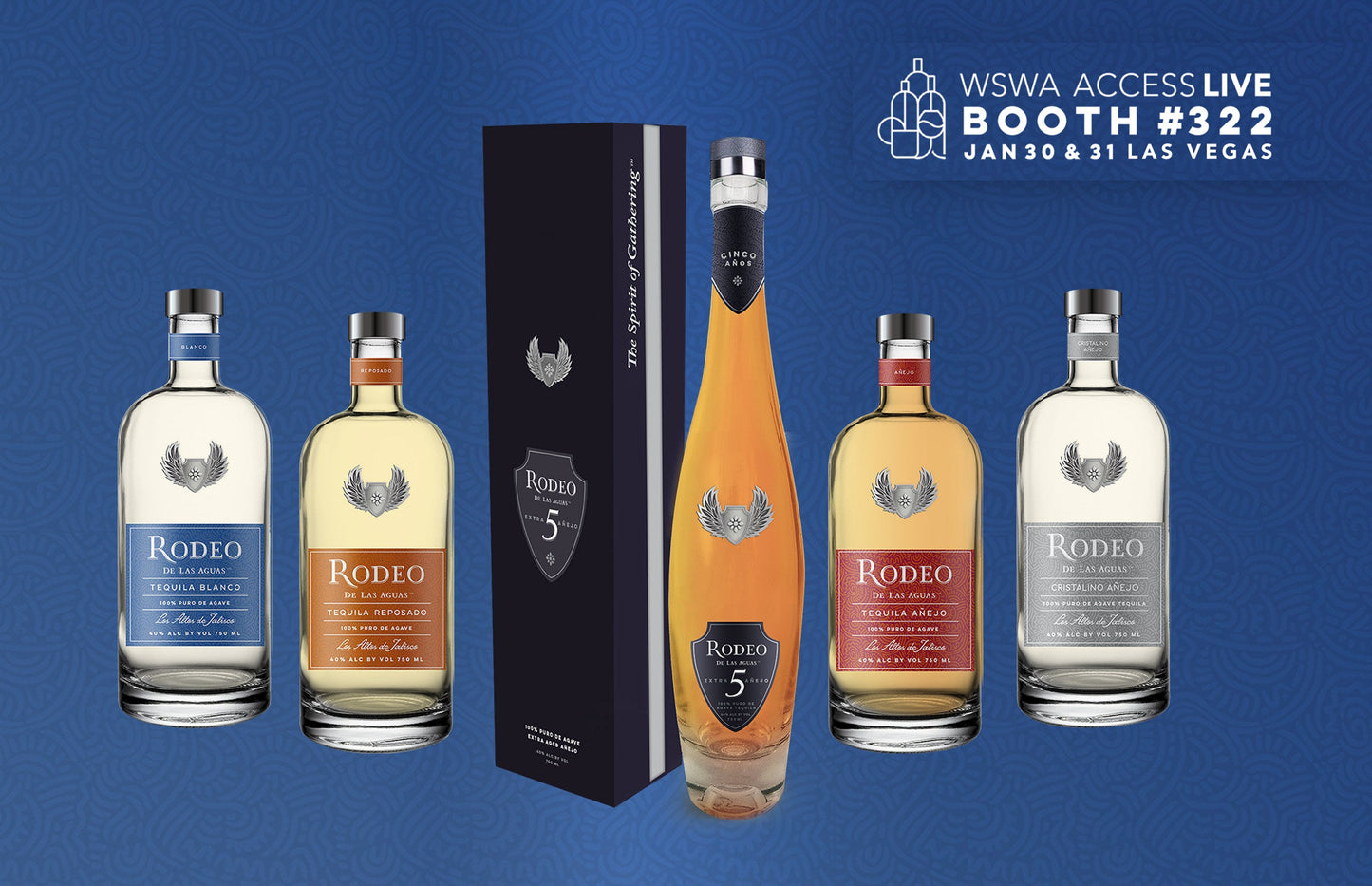 Exclusive Rodeo de las Aguas™ Tequila Tasting at WSWA Access LIVE in Las Vegas January 30 and 31